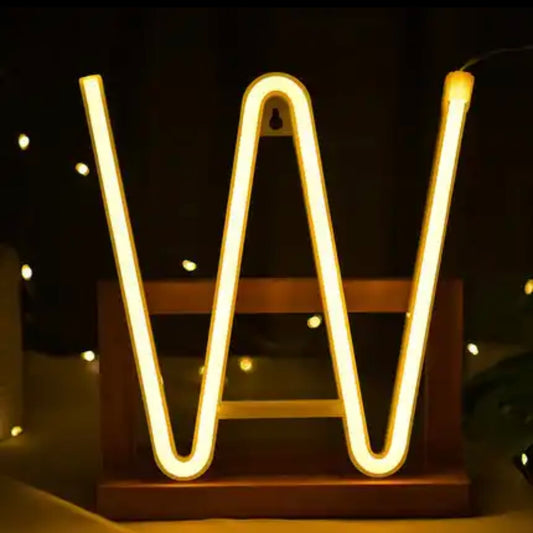 Rental Neon Letter W