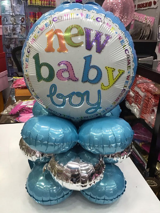 Baby Boy Foil Arrangement 10