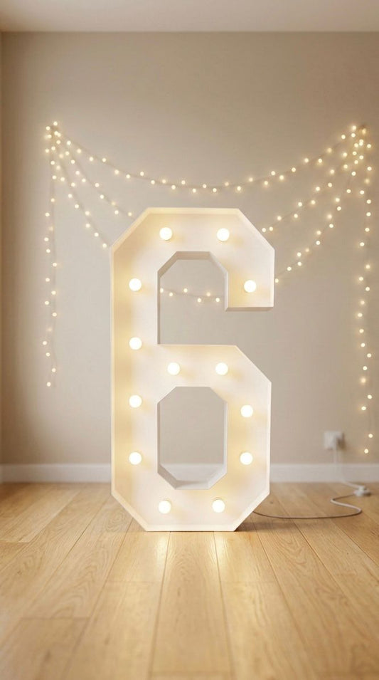 N255-1 Number 6 Light Up - (1)