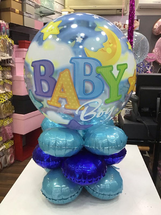 Baby Boy Foil Arrangement 02