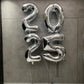 Giant 42 Inch Silver 2025 Balloon-N190S