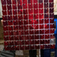 N256-102 Red Acrylic Square Wind Board (100)