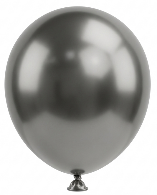 C22-5”- Black-1G Chrome Balloons (5) مطلوب