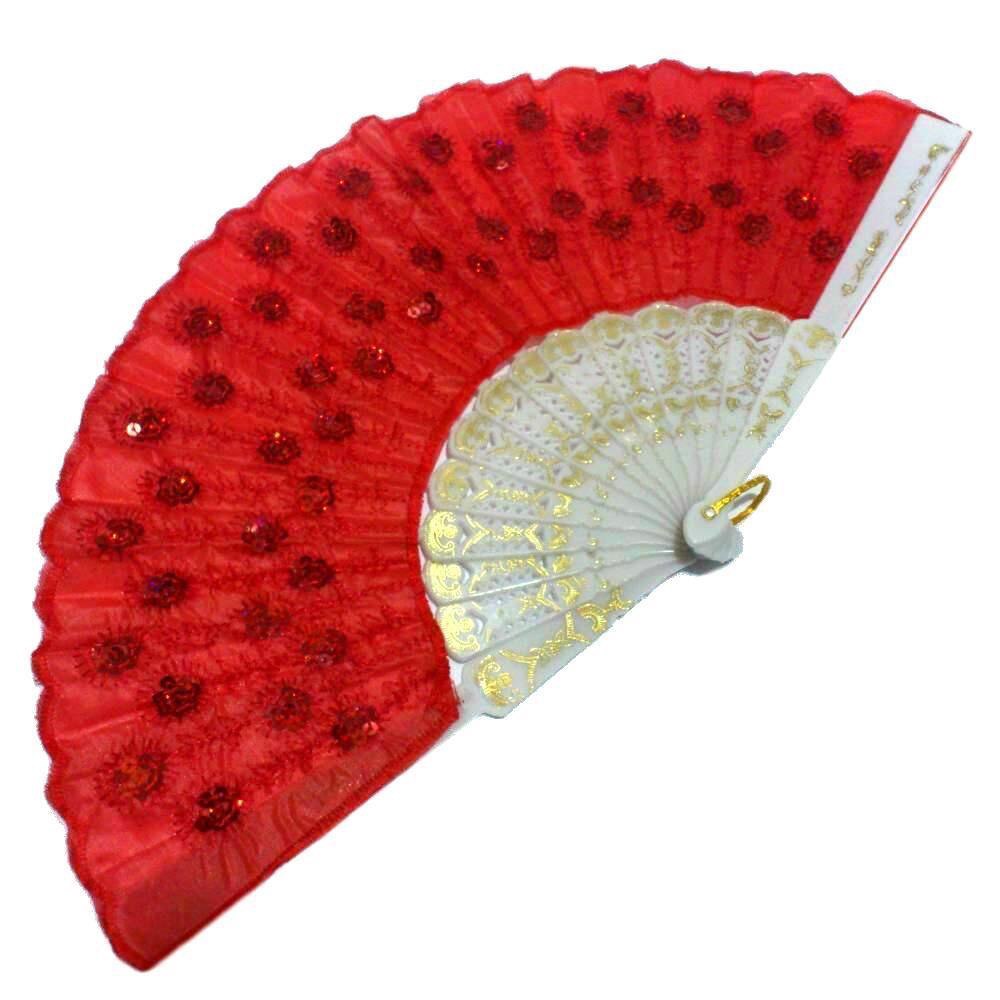 Hand Fan Red-103