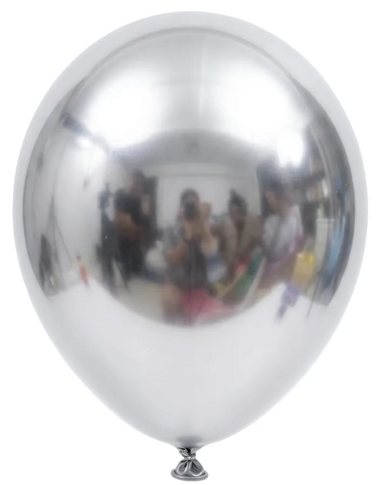 C2-12”- Silver-2.8G Chrome Balloons (150) مطلوب
