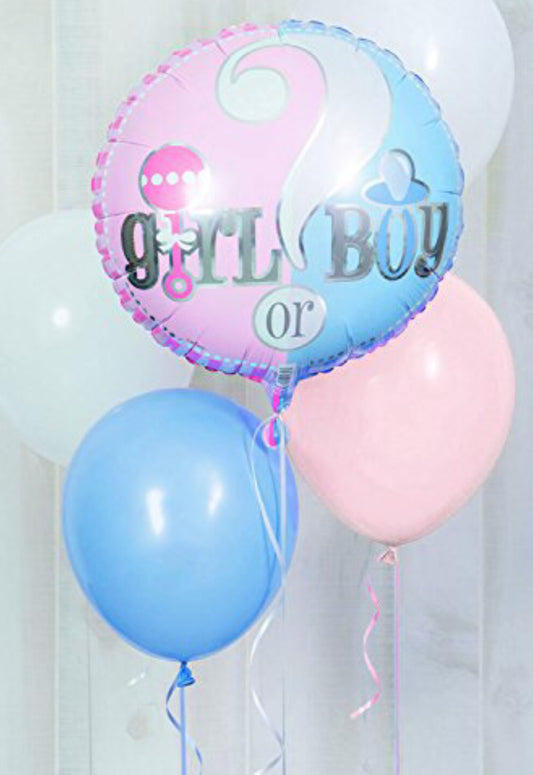 Gender Reveal Helium Balloons