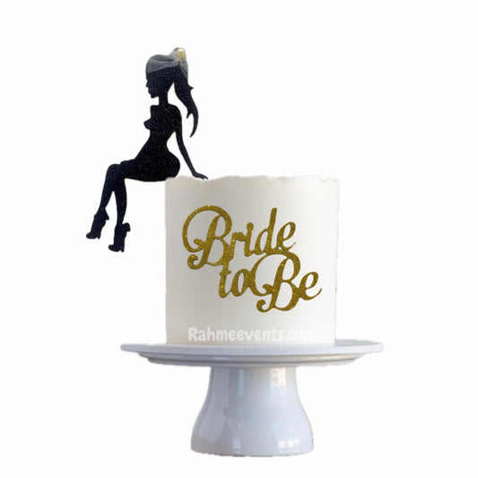 Bride To Be Cake Topper T0423