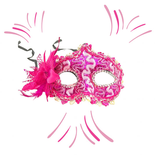 Fuchsia Flower Eye Mask AH1563PH