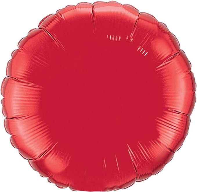 Red Round Balloon 36” - 15