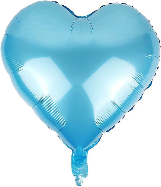Heart Shape Balloon-Light Blue 18" - 17