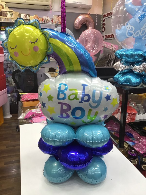 Baby Boy Foil Arrangement 05