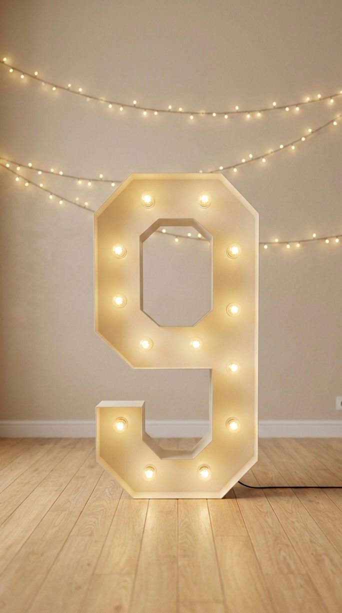 N255 -1 Number 9 Light Up -(1)