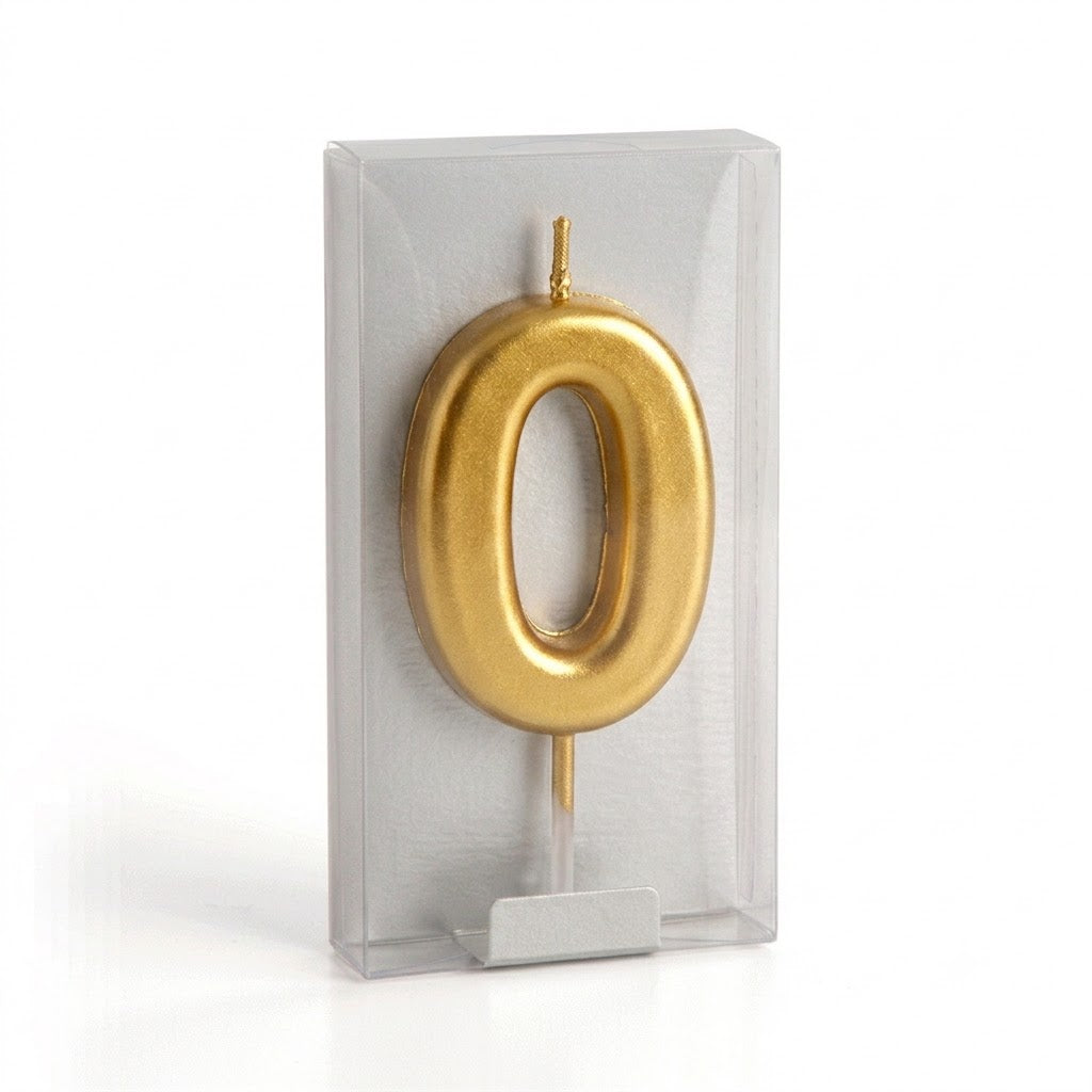 A002-0-Boxed number candles, gold  0