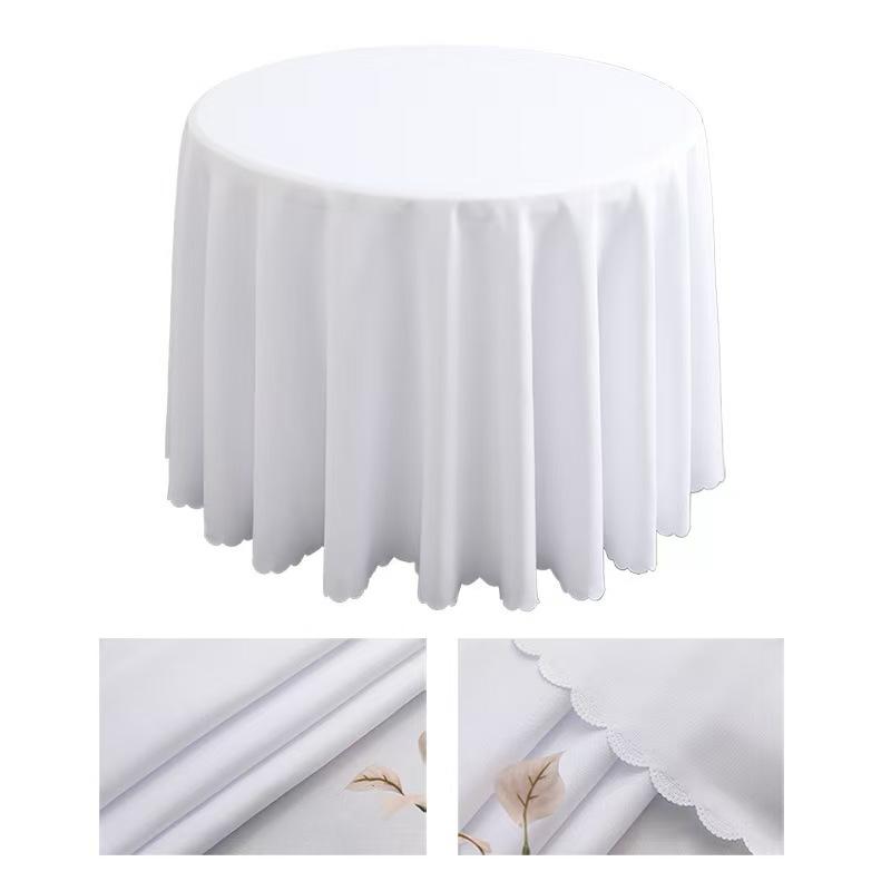 A052 - Round Cover table  white