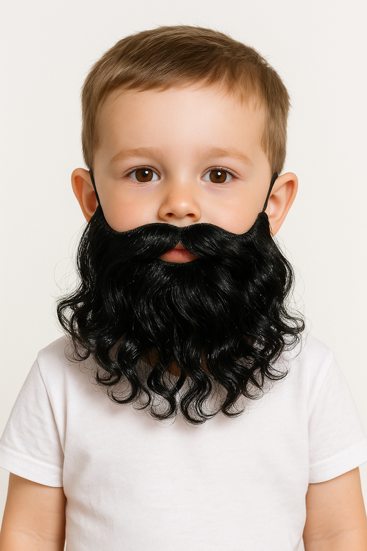 Black Fake Beard AH1544-B-A100