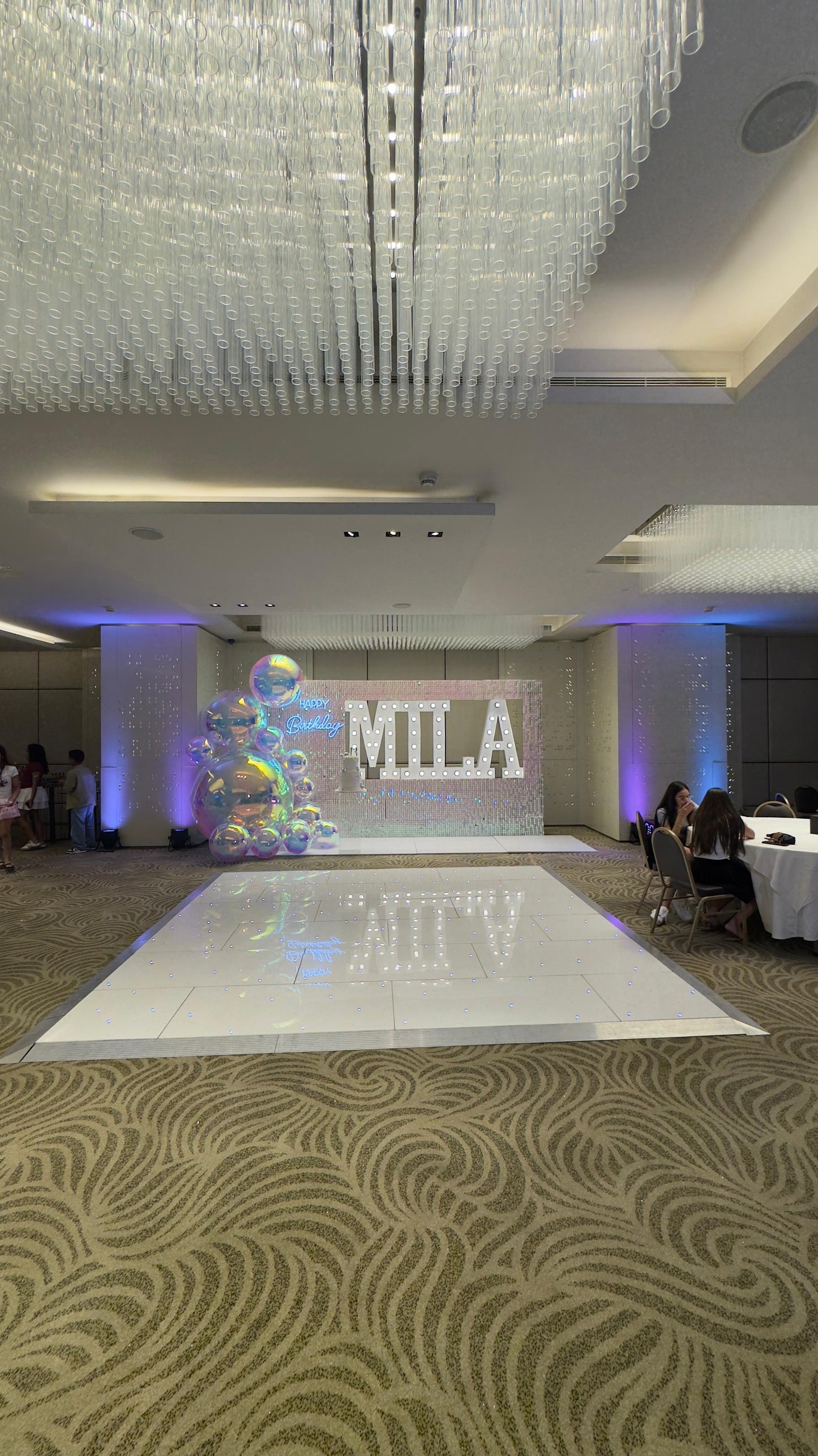 Dance Floor -Under set up