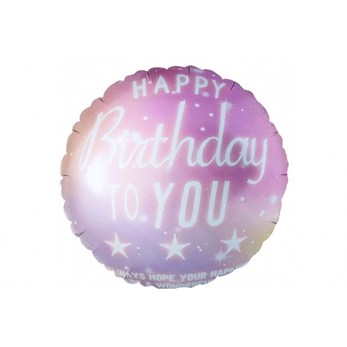 Birthday Foil Balloon pink-P1-10