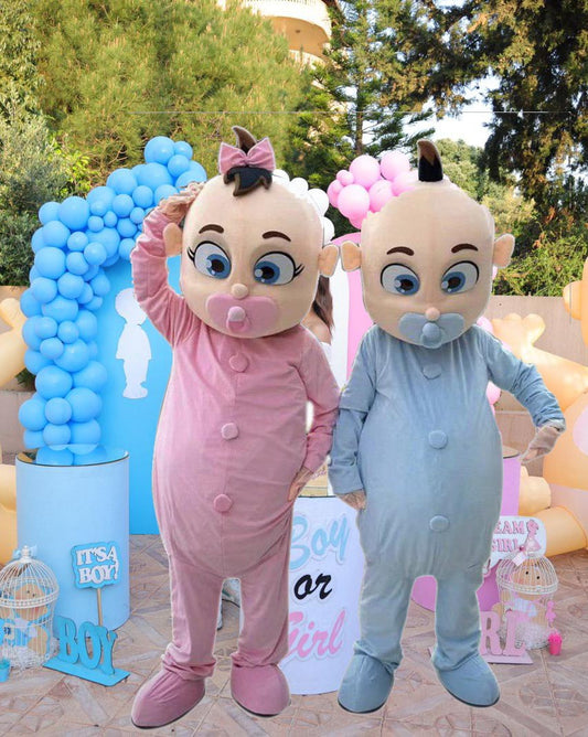 Gender Reveal 2 meter Girl and Boy Costume