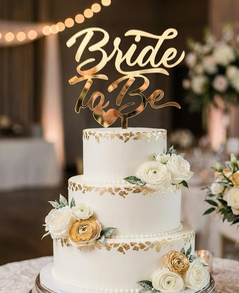 Bride to Be Topper Cake-4/1
