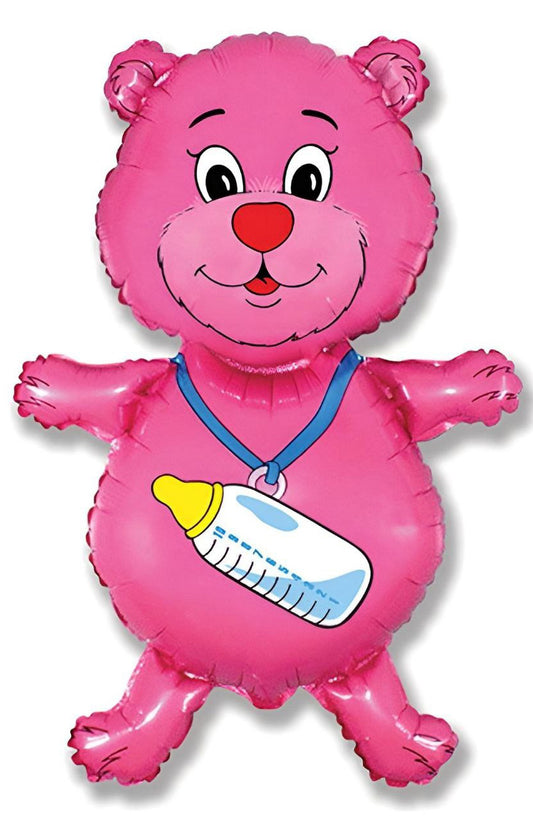 New Baby Balloon- Baby Bear Girl 28"-33