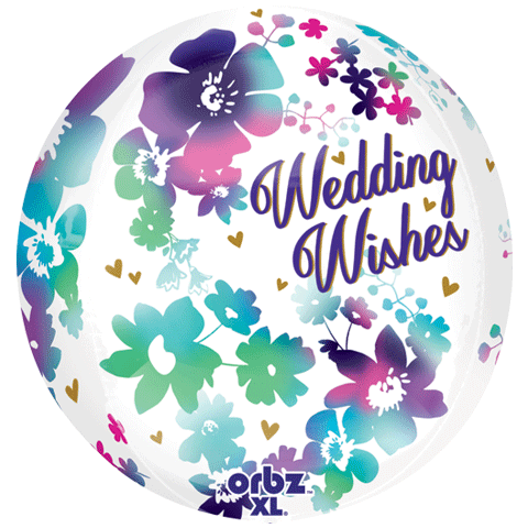 Wedding Wishes Balloon foil - 16