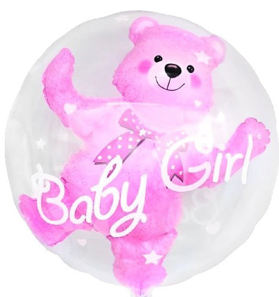 New Baby Balloon-22"Bear Girl Bubble-33