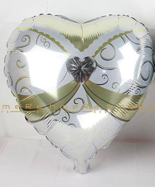Foil Balloon 18” - Heart Shape Bride - 16