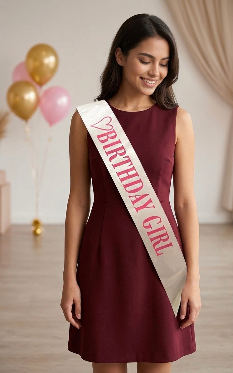 Birthday Girl sash - 7/31