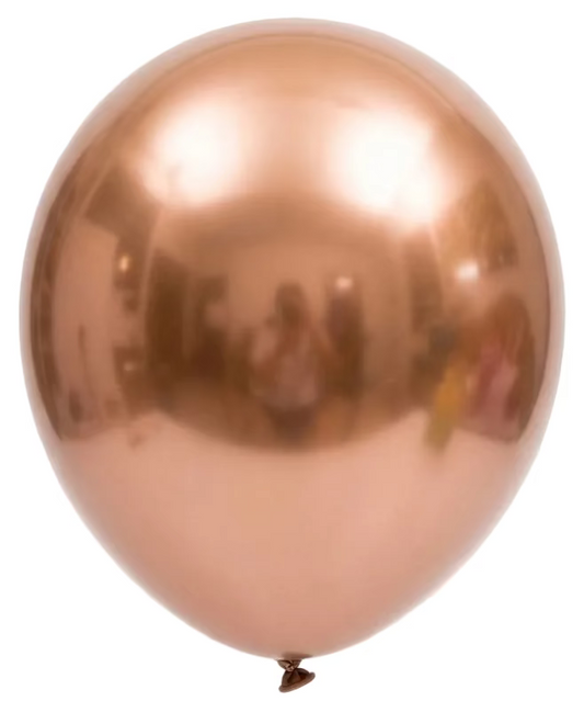 C9-12”- Rose gold-2.8G Chrome Balloons (20) order