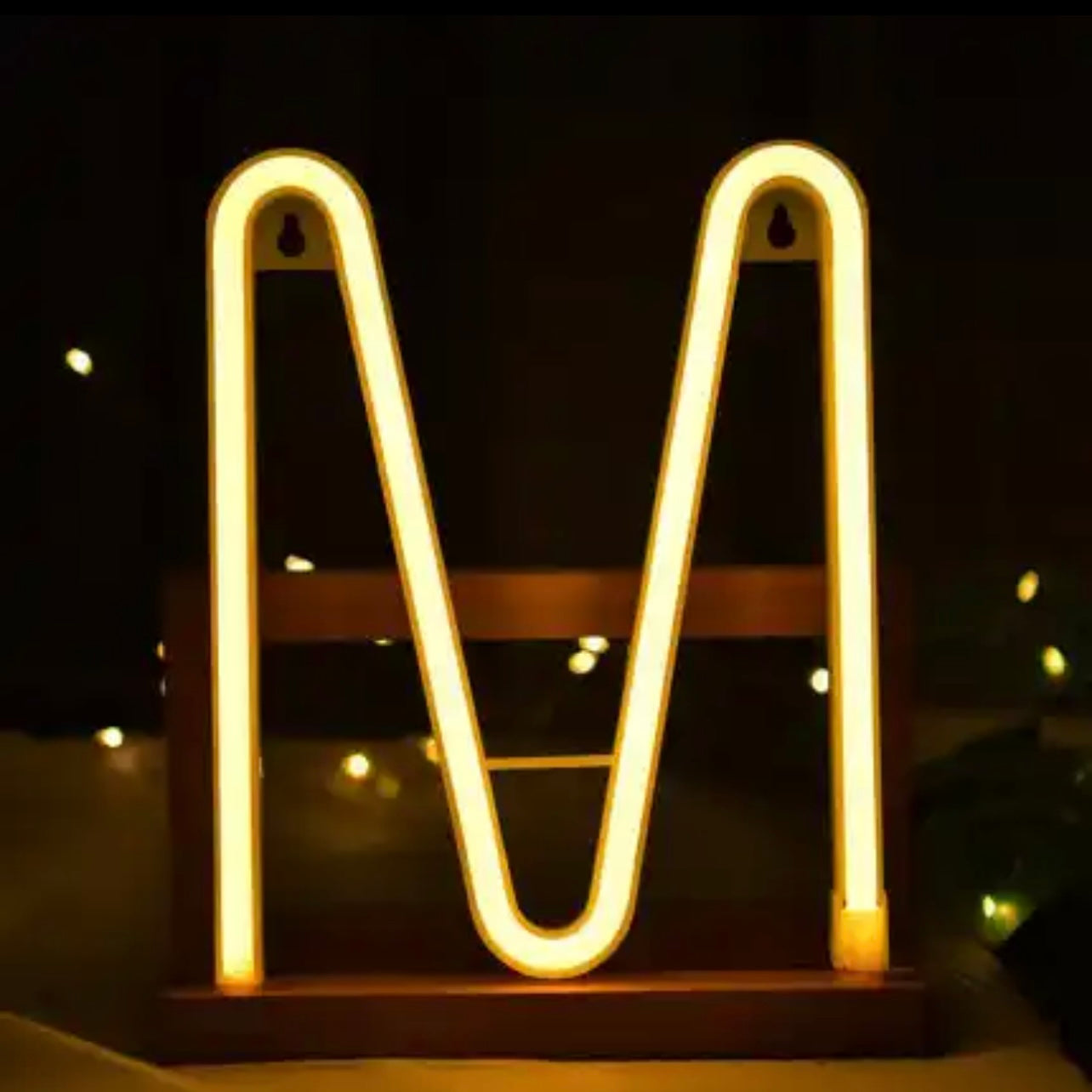 Rental Neon Letter M