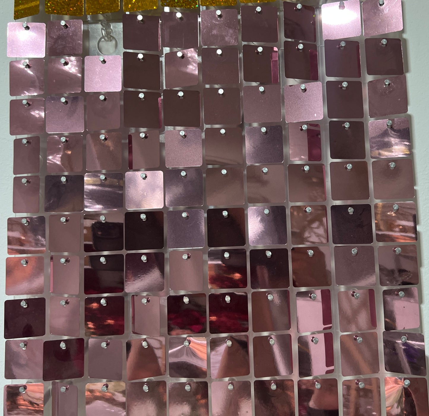 N256-2013 Rose Gold Acrylic Square Wind Board (100)