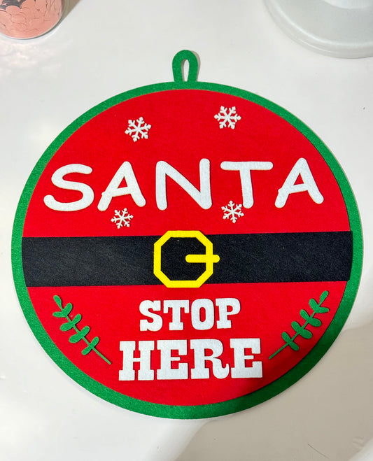 Santa Door Hanger
