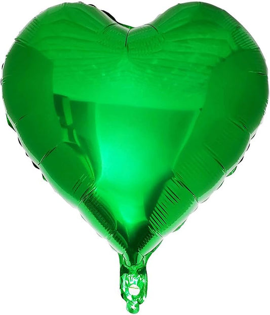 Heart Shape Balloon- Green 18"- 17