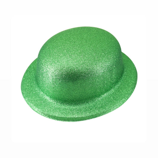 Green Glitter Round Hat AH1825G