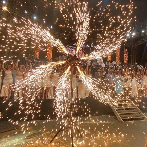 Flower-Shaped Volcano Firework