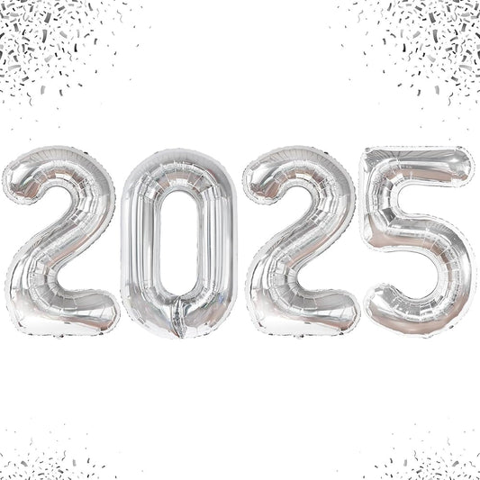 Giant 40 Inch Silver 2025 Balloon-N190S