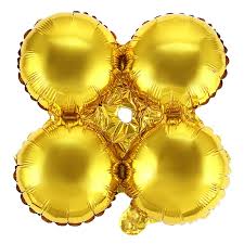 Gold Round Four-layers Foil Balloon(553)