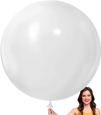 Helium Balloon 36 Inch N250W-White-69