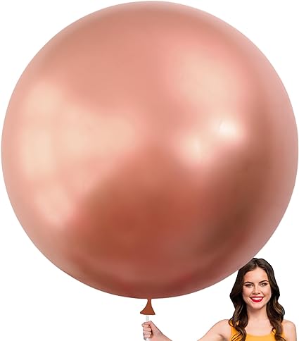 Helium Balloon 36 Inch' N250RG-Rose gold