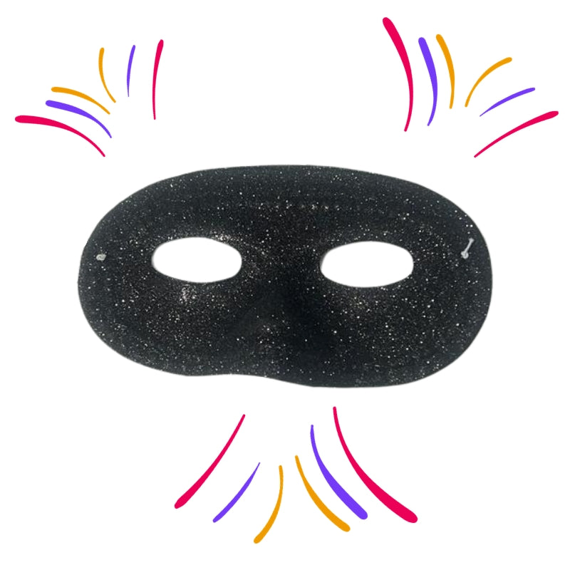 Black Domino Eye Mask