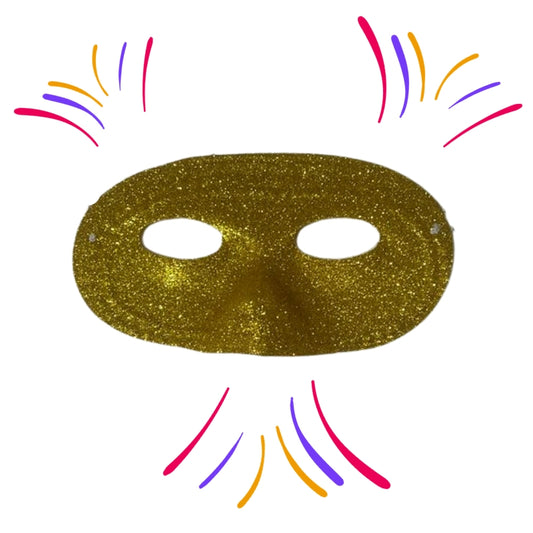 Gold Domino Eye Mask