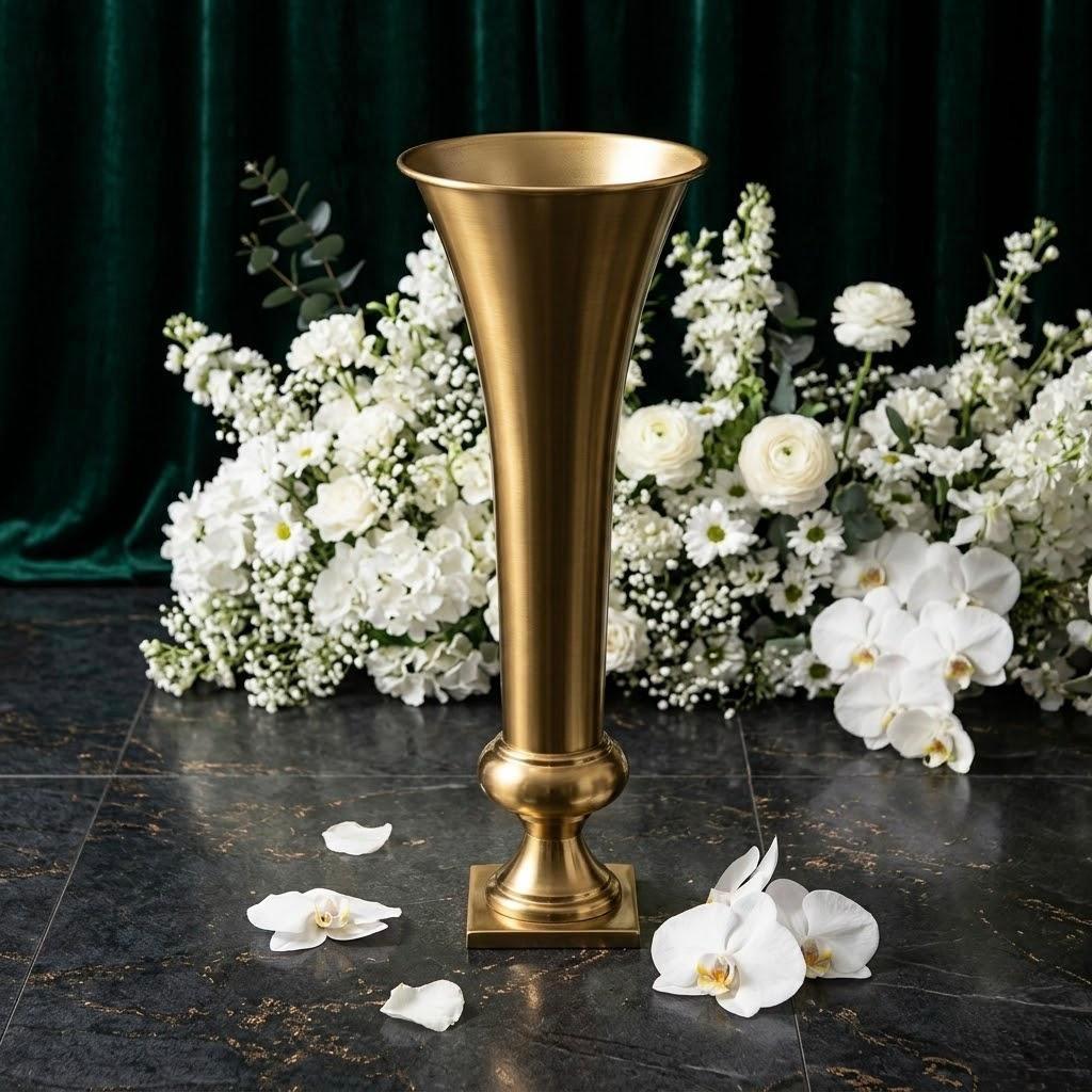 N321-1 m Flowers Vessel-Gold (6)