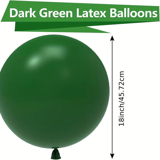 N412 - 18'' Latex S8 Dark Green (5)