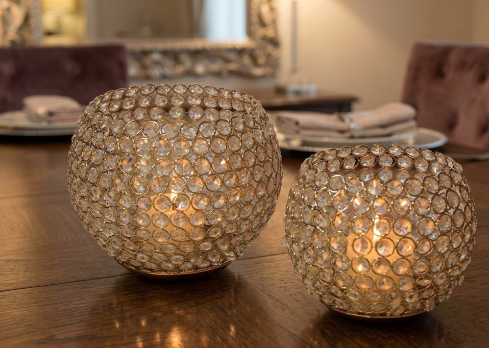Cristal Candle Stand 2 Sizes (10)