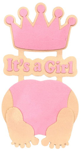 Baby Girl Door Hanger