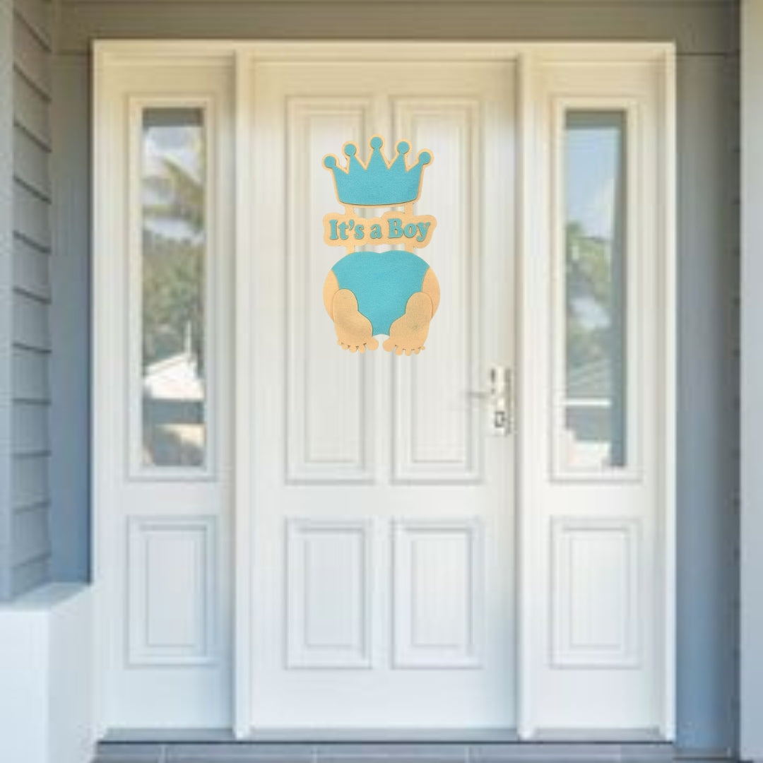 Baby Boy Door Hanger