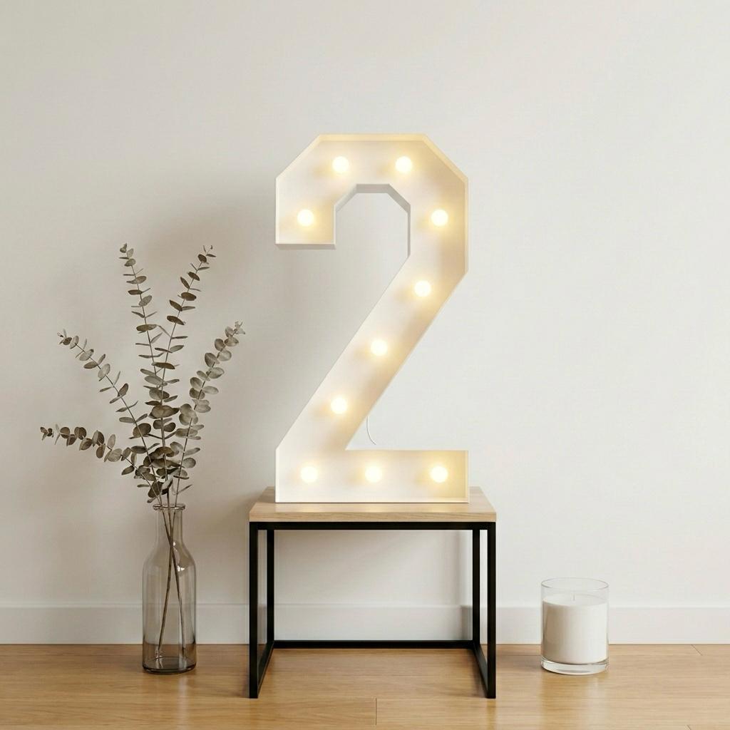 Number 2 Light Up - N255-1-2