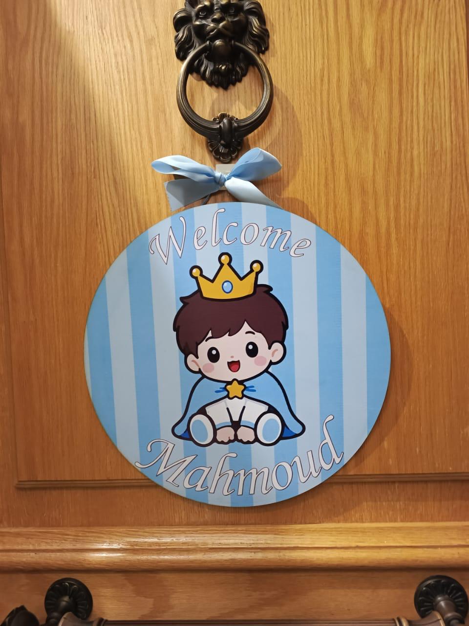 Baby Boy Hanging a Door B3-9