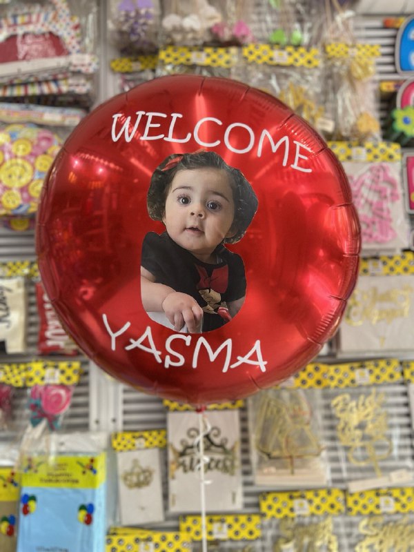 36 inch Welcome  Helium Balloon Customized Print