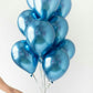 12''  Latex Metallic Blue Helium  Balloon N248-BC-H